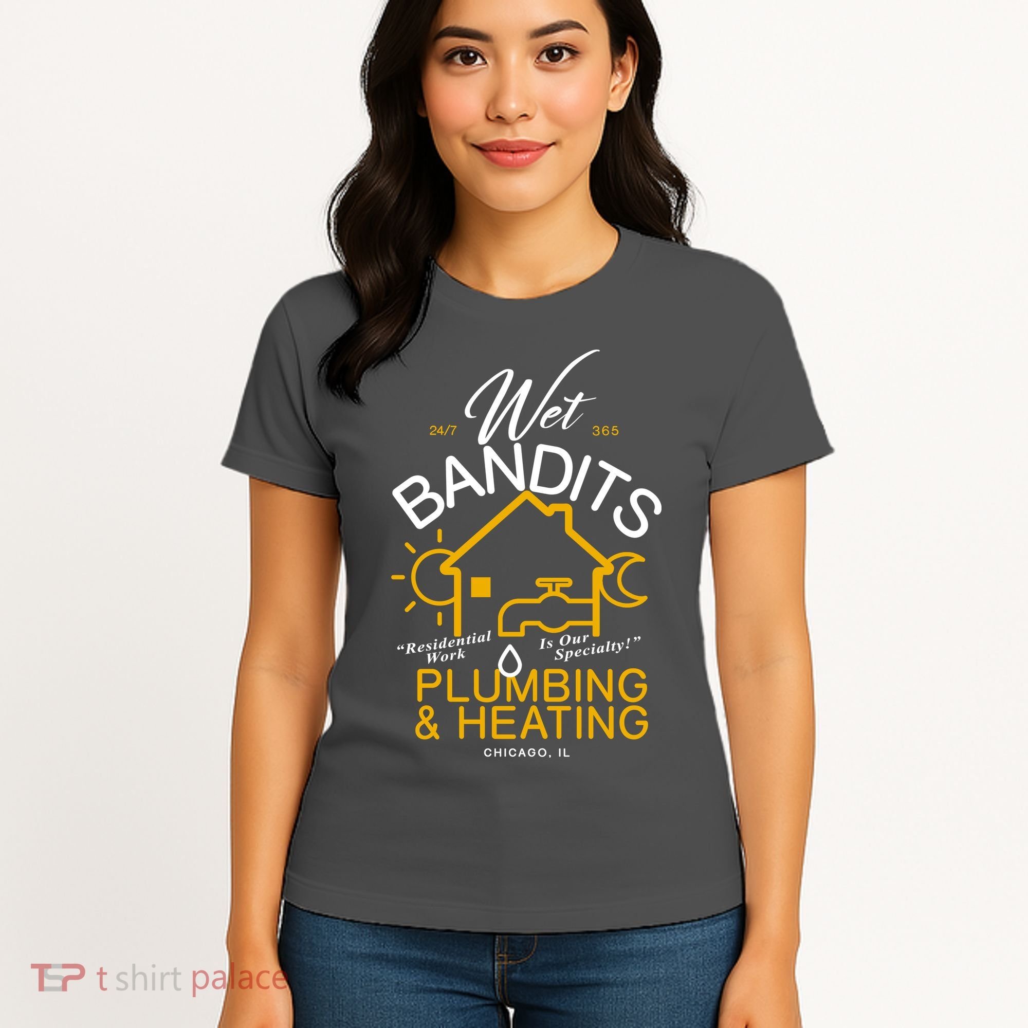 Wet Bandits Plumbing & Heating Chicago Women's T-Shirt