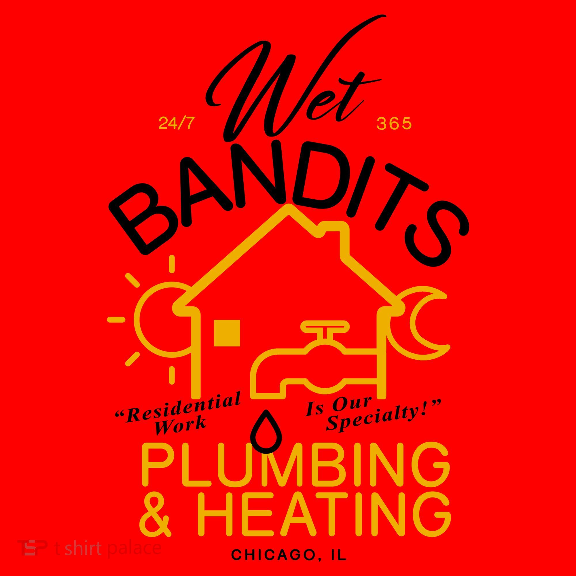 Wet Bandits Plumbing & Heating Chicago Santa Hat