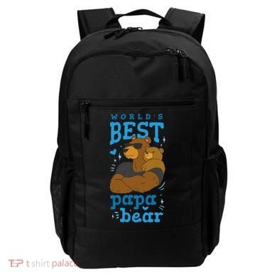 World's Best Papa Bear Backpack