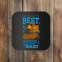 World's Best Papa Bear Coaster thumb 0