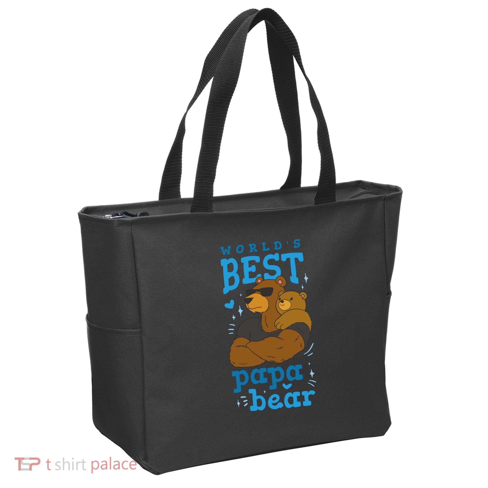 World's Best Papa Bear Tote Bag