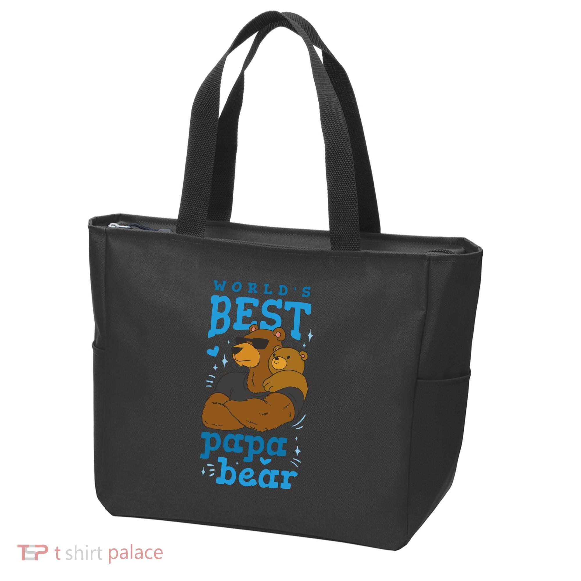 World's Best Papa Bear Tote Bag