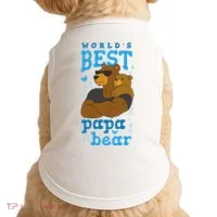 World's Best Papa Bear Doggie Tank thumb 0