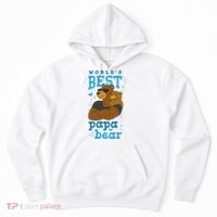 World's Best Papa Bear Hoodie thumb 0