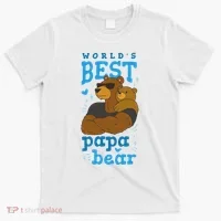 World's Best Papa Bear T-Shirt thumb 0