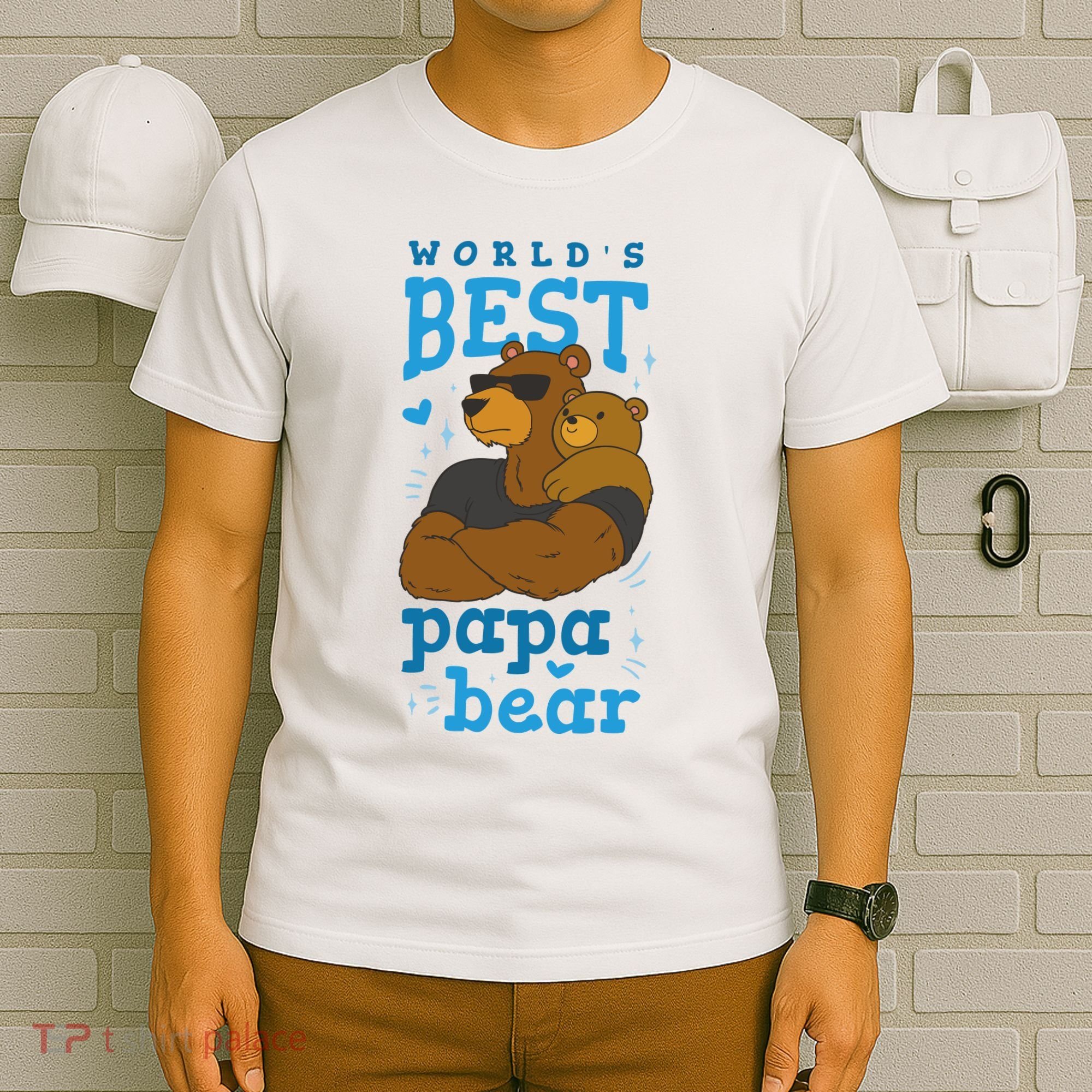 World's Best Papa Bear T-Shirt