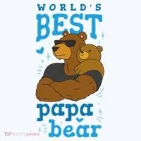 World's Best Papa Bear T-Shirt thumb 7