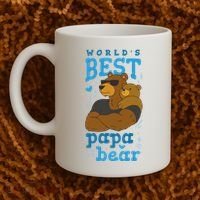 World's Best Papa Bear Coffee Mug thumb 2