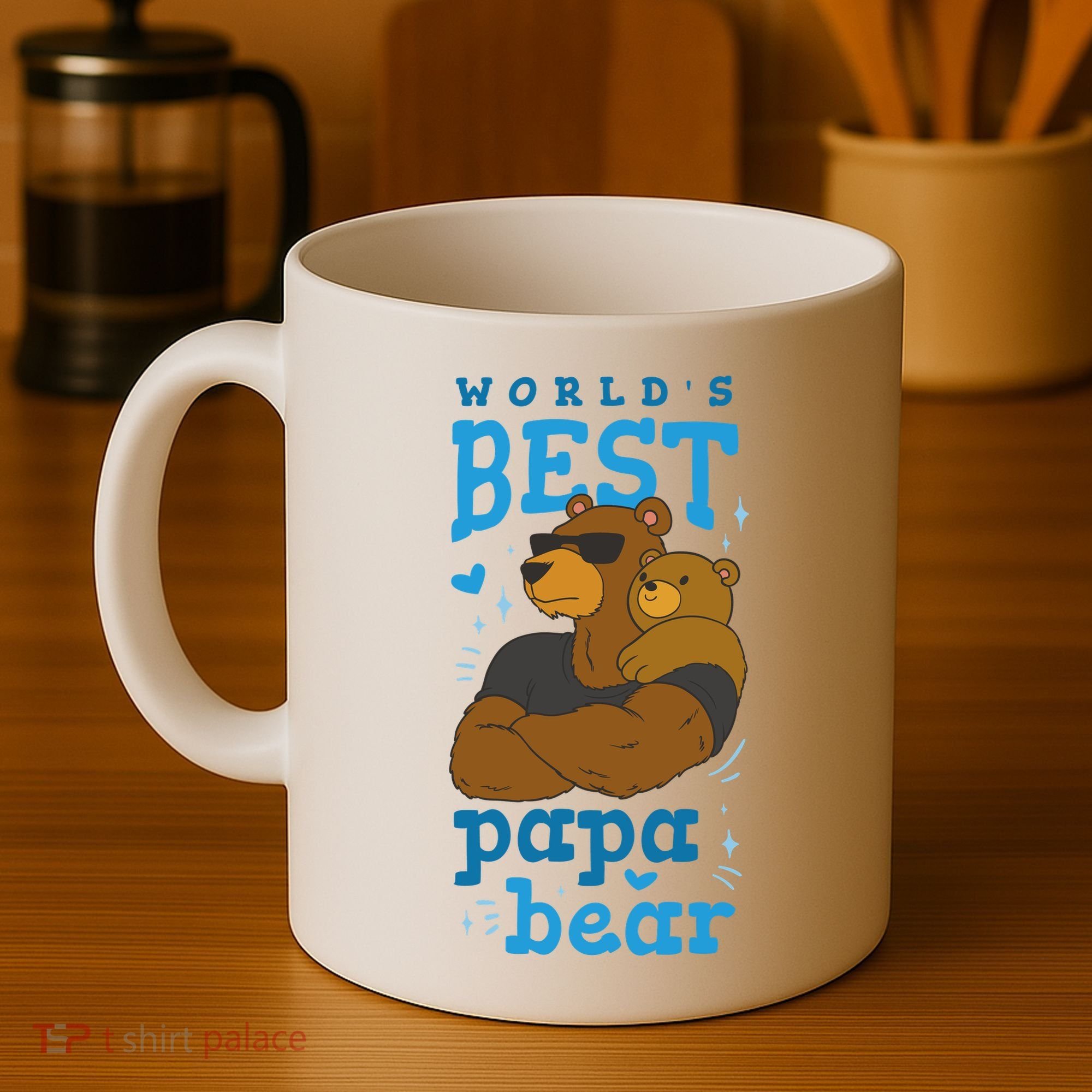 World's Best Papa Bear Coffee Mug