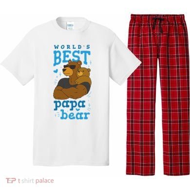 World's Best Papa Bear Pajama Set