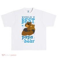 World's Best Papa Bear Urban Oversized Heavyweight T-Shirt thumb 0