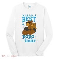 World's Best Papa Bear Tall Long Sleeve Shirt thumb 0