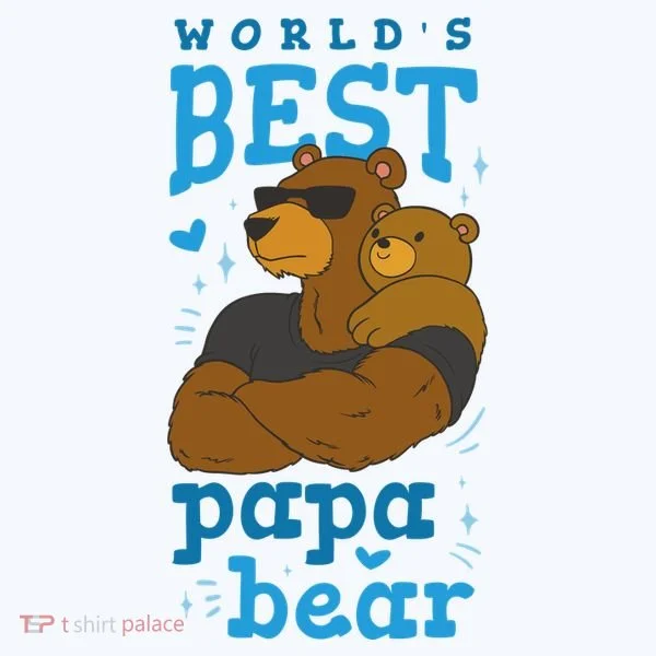World's Best Papa Bear Kids Long Sleeve Shirt
