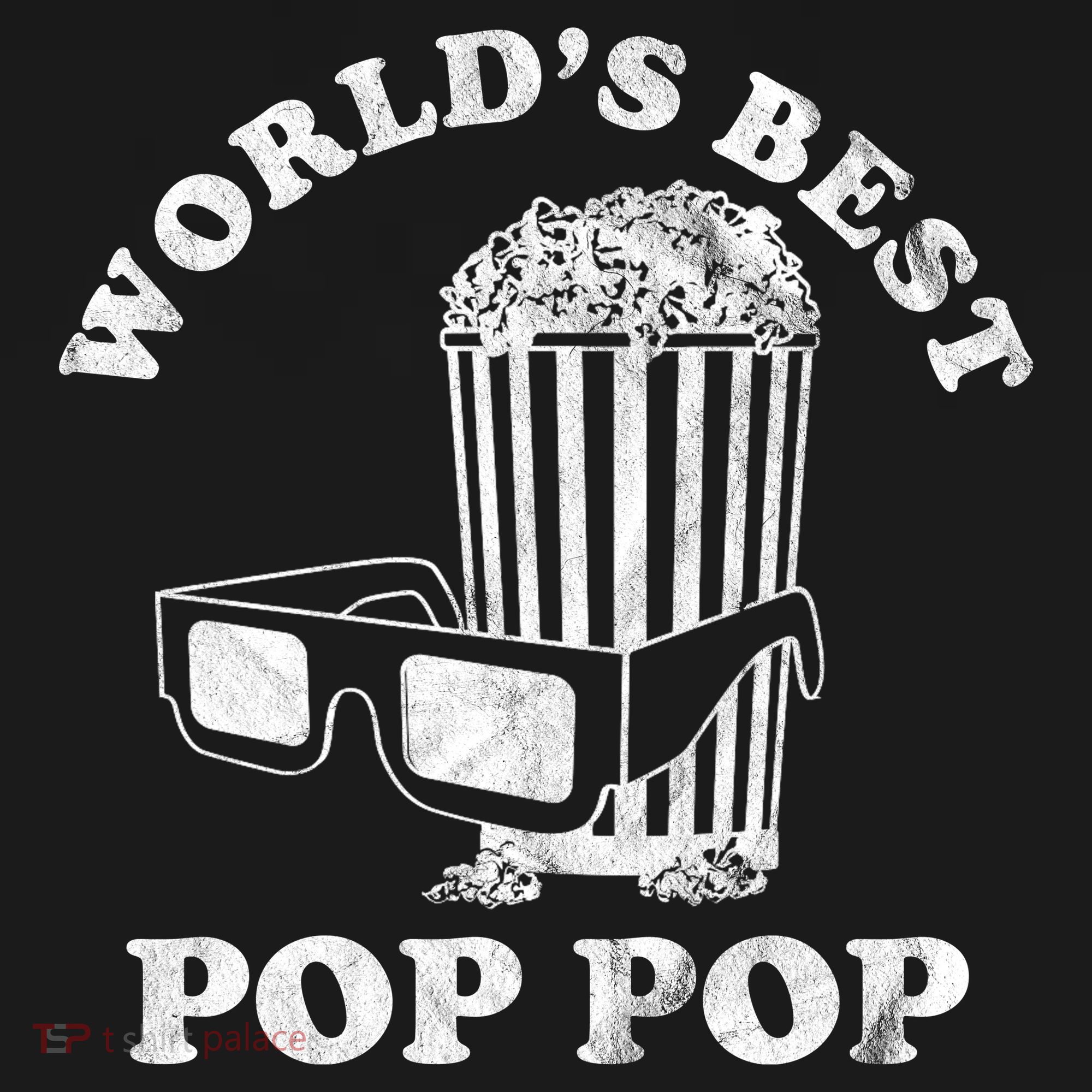 Worlds Best Pop Pop Movie Lover Fathers Day Ornament