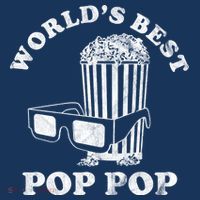 Worlds Best Pop Pop Movie Lover Fathers Day Hoodie thumb 2
