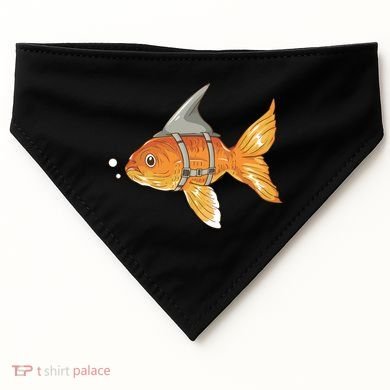 Wanna Be Shark Funny Fish USA-Made Doggie Bandana