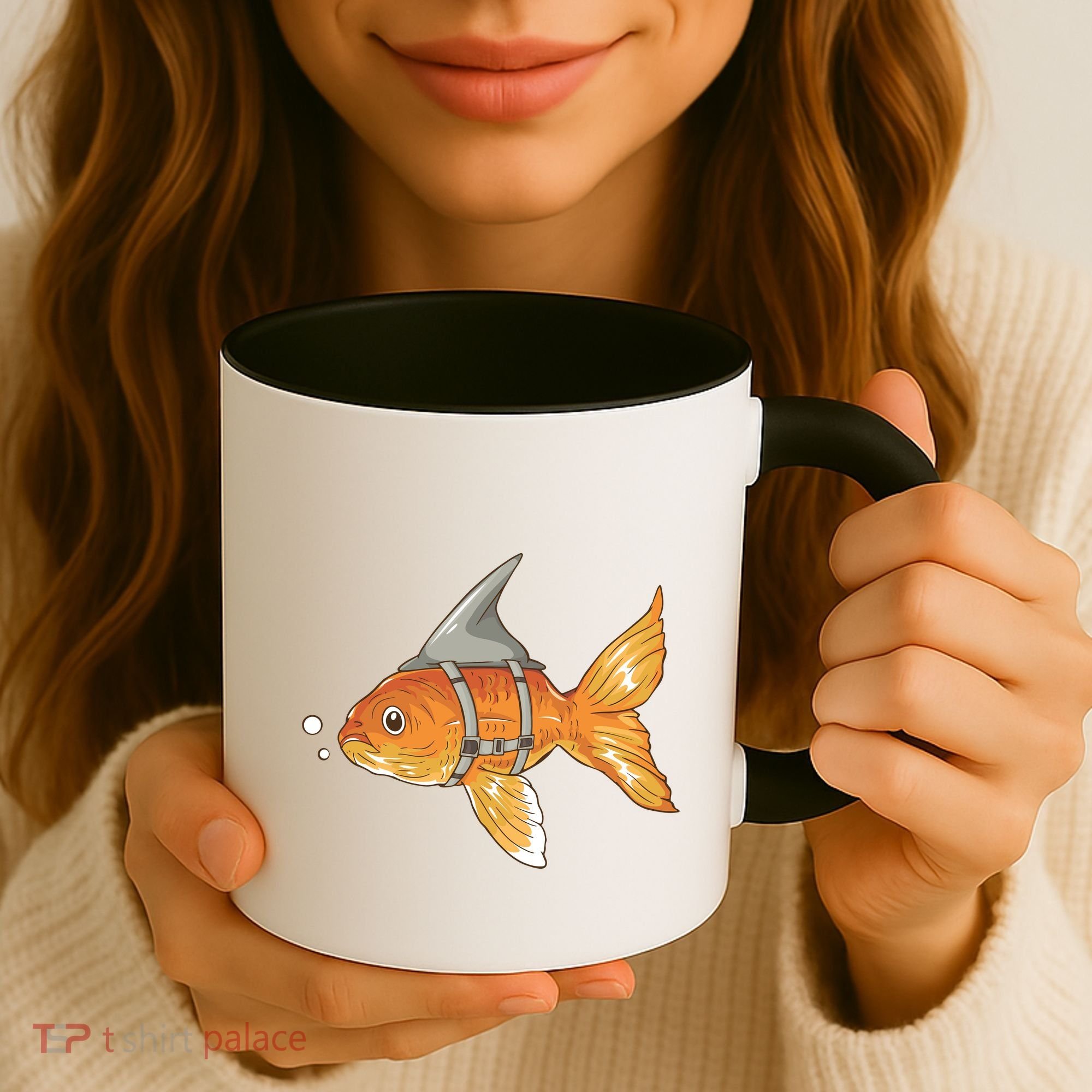 Wanna Be Shark Funny Fish Coffee Mug