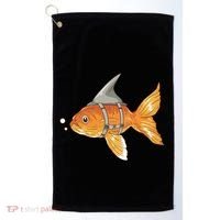 Wanna Be Shark Funny Fish Golf Towel thumb 0