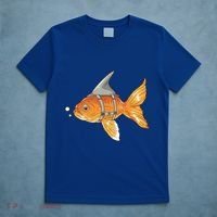 Wanna Be Shark Funny Fish T-Shirt thumb 5