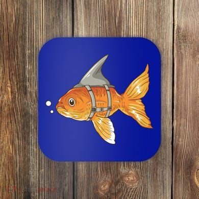 Wanna Be Shark Funny Fish Coaster