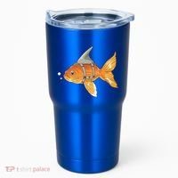Wanna Be Shark Funny Fish Tumbler thumb 0