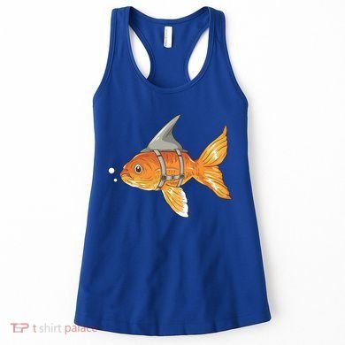 Wanna Be Shark Funny Fish Women's Tank Top
