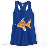 Wanna Be Shark Funny Fish Women's Tank Top thumb 0