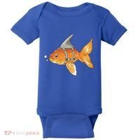 Wanna Be Shark Funny Fish Baby Bodysuit thumb 0