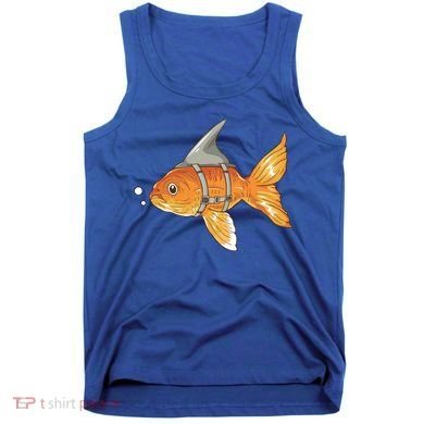 Wanna Be Shark Funny Fish Tank Top
