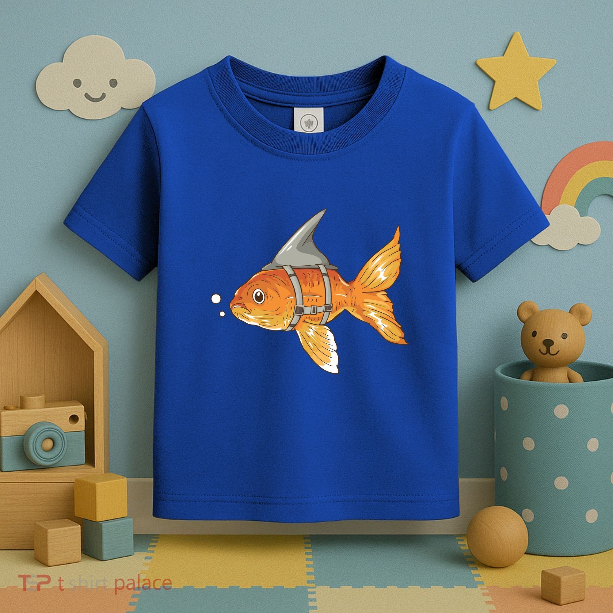 Wanna Be Shark Funny Fish Toddler T-Shirt