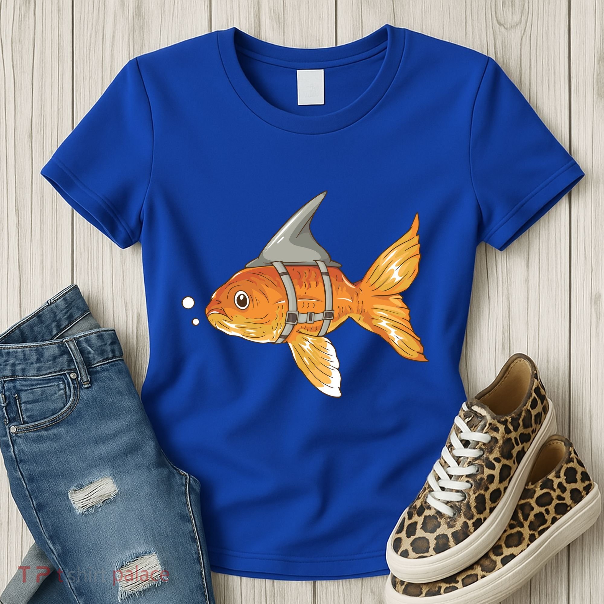 Wanna Be Shark Funny Fish Women's T-Shirt