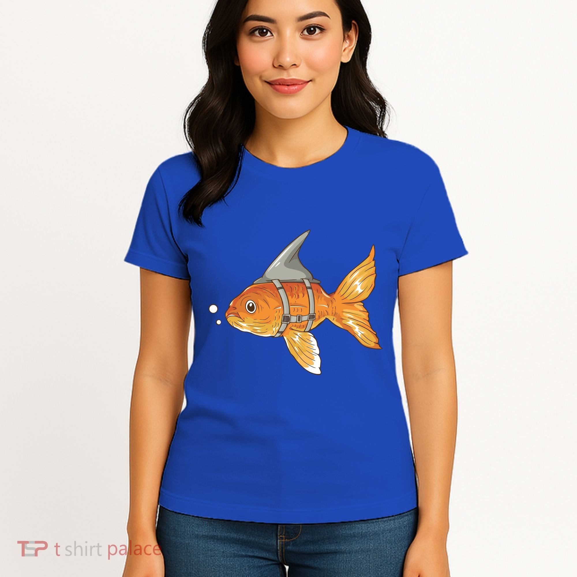 Wanna Be Shark Funny Fish Women's T-Shirt