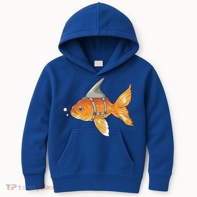 Wanna Be Shark Funny Fish Kids Hoodie