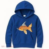 Wanna Be Shark Funny Fish Kids Hoodie thumb 0