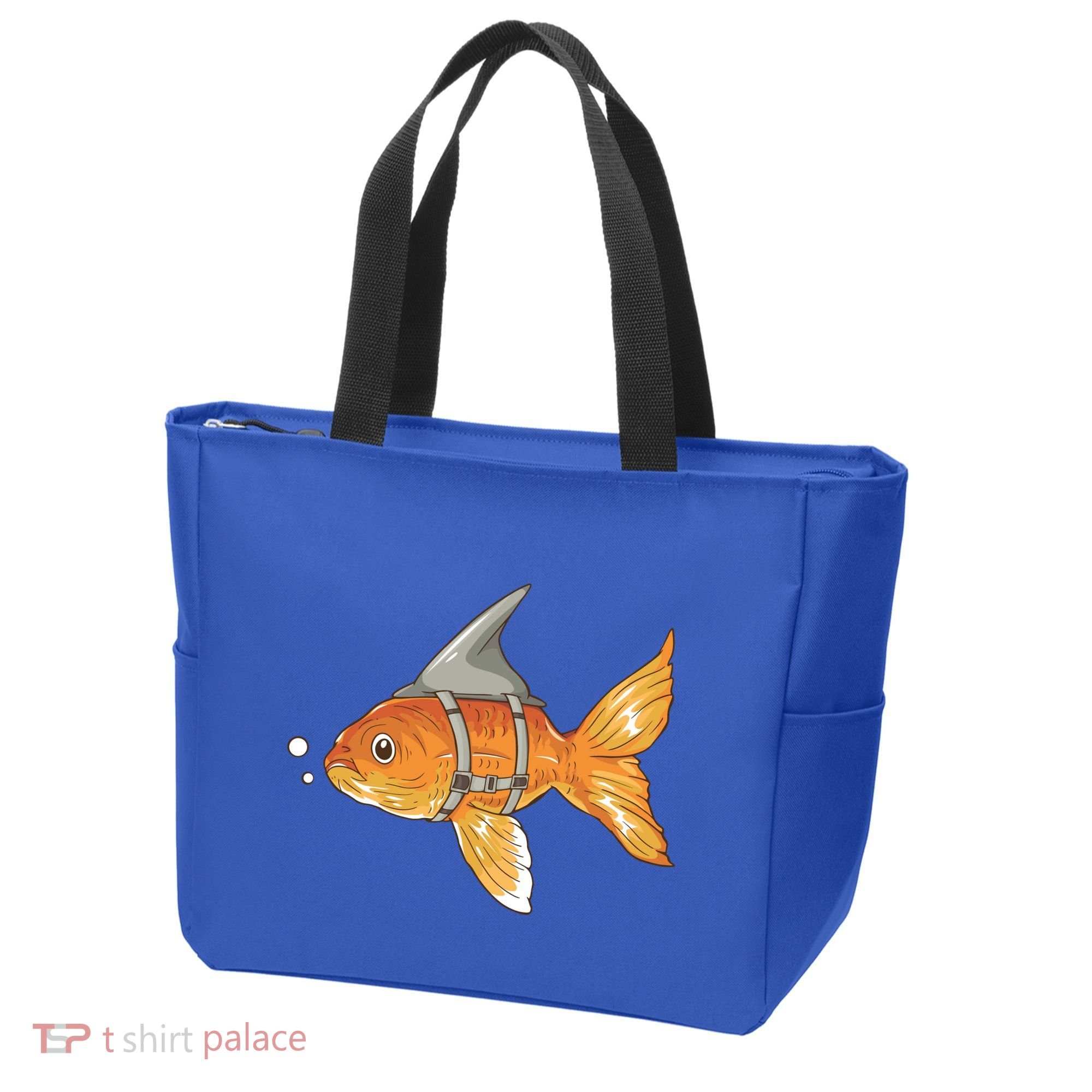 Wanna Be Shark Funny Fish Tote Bag