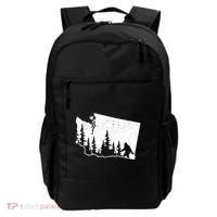 Washington Bigfoot Sasquatch Trees Silhouette State Pride Backpack thumb 0