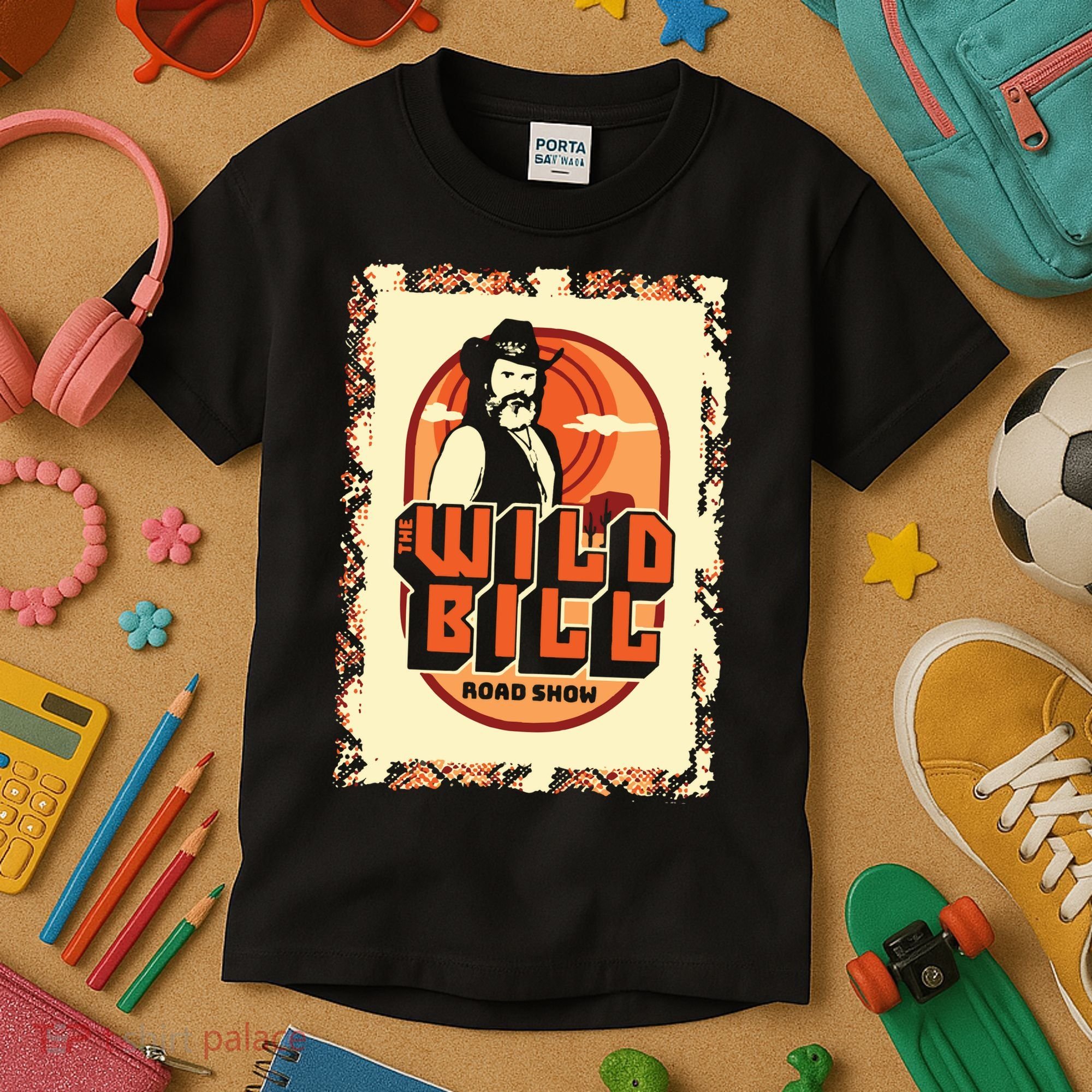 Wild Bill Sunset Road Show Kids T-Shirt