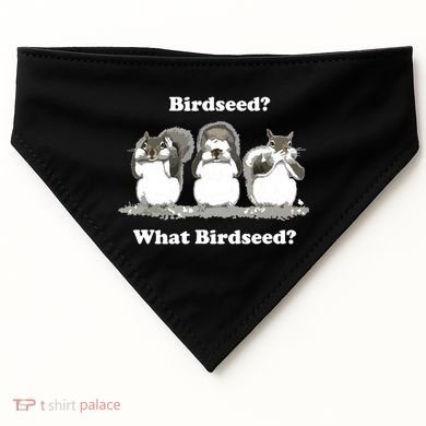What Birdseed? Squirrel USA-Made Doggie Bandana