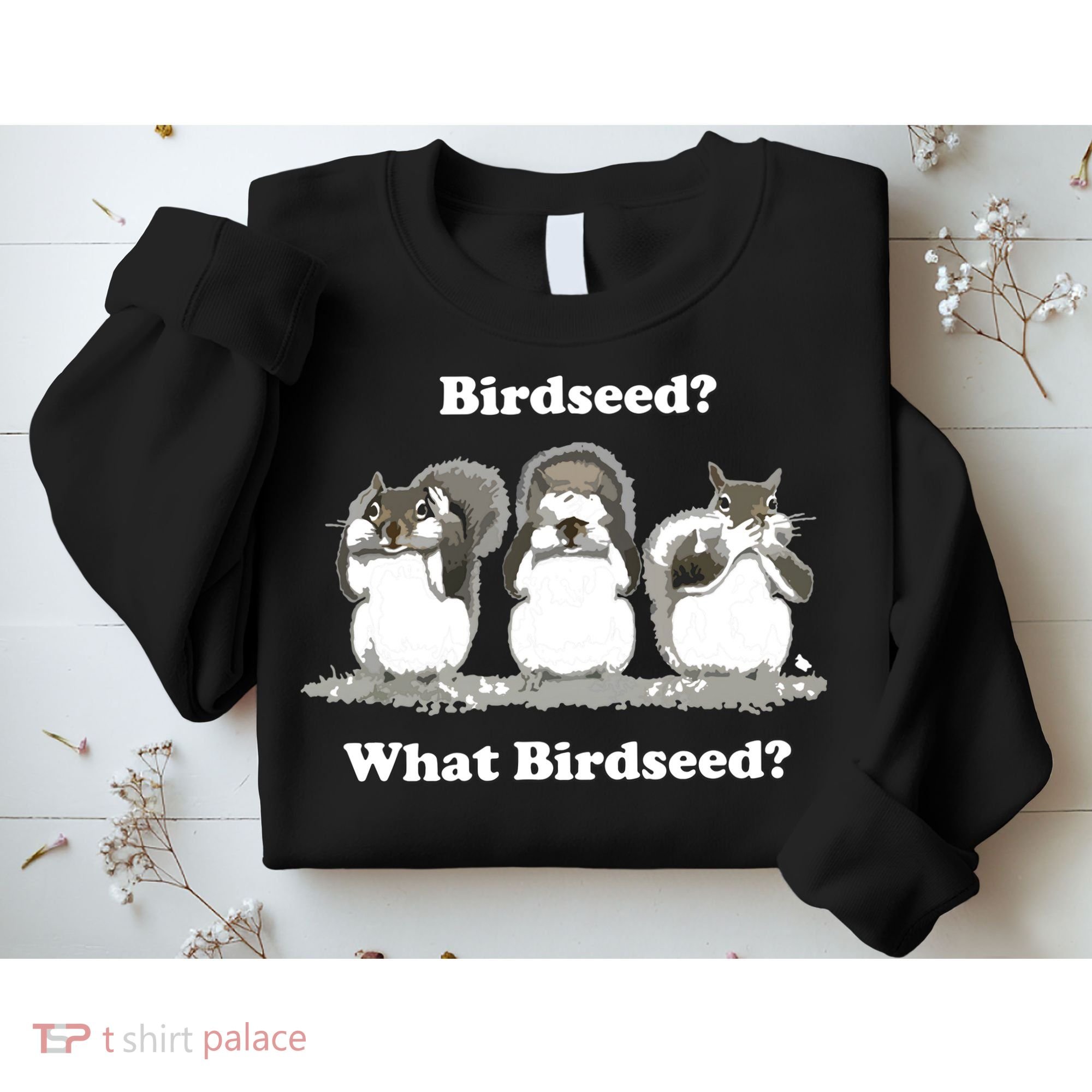 What Birdseed? Squirrel Sweatshirt