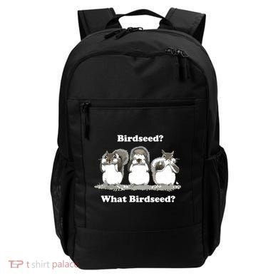 What Birdseed? Squirrel Backpack