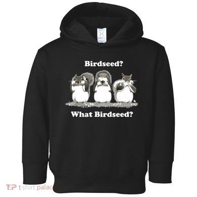 What Birdseed? Squirrel Toddler Hoodie