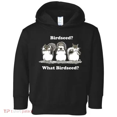 What Birdseed? Squirrel Toddler Hoodie