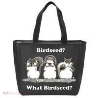 What Birdseed? Squirrel Tote Bag thumb 0