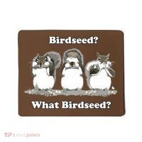 What Birdseed? Squirrel Mousepad thumb 0