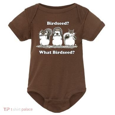 What Birdseed? Squirrel Baby Bodysuit