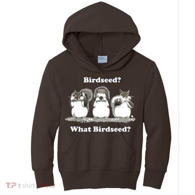 What Birdseed? Squirrel Kids Hoodie