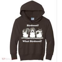 What Birdseed? Squirrel Kids Hoodie thumb 0