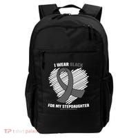 Wear Black Stepdaughter Sleep Disorder Narcolepsy Awareness Gift Backpack thumb 0