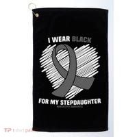 Wear Black Stepdaughter Sleep Disorder Narcolepsy Awareness Gift Golf Towel thumb 0