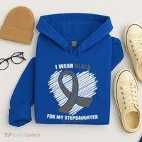 Wear Black Stepdaughter Sleep Disorder Narcolepsy Awareness Gift Hoodie thumb 4